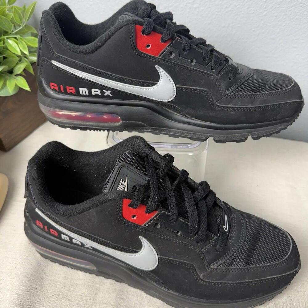 Nike‎ Air Max LTD3 Sz 9.5 Black White Athletic Running Shoes